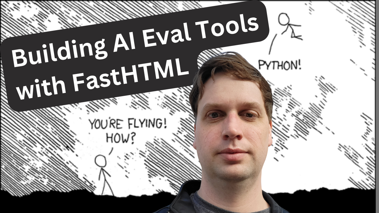 Building custom annotation tools for error analysis with FastHTML